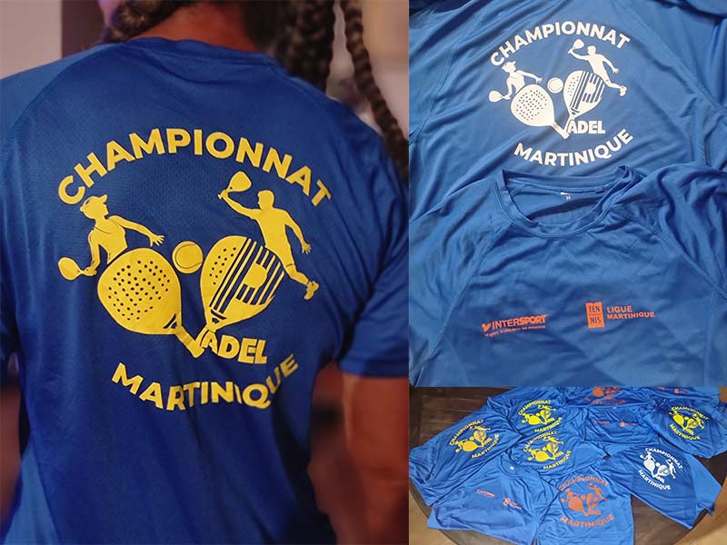 T-shirt Padel Martinique